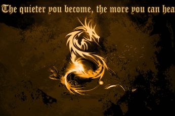 Dragon wallpaper, quote, Kali Linux, text, indoors, no people, close-up
