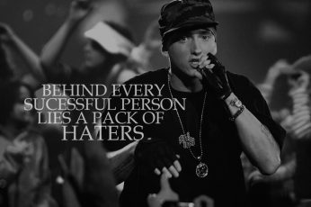 Eminem wallpaper, quote, monochrome, communication, social issues, sign