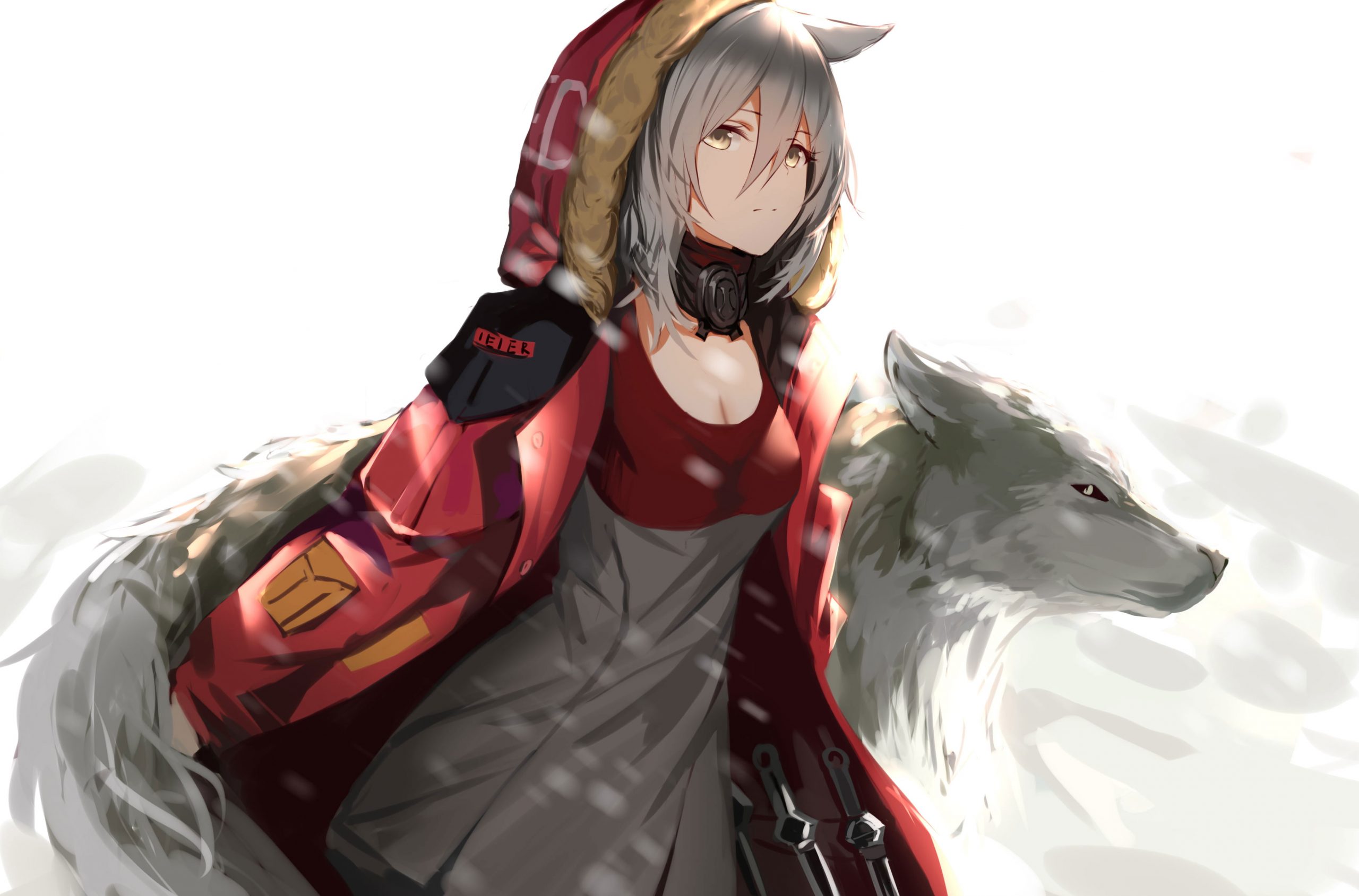 Anime Girl Wolf Wallpaper gambar ke 16