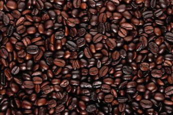 Roasted coffee beans wallpaper, food, surface, food and drink, brown, backgrounds