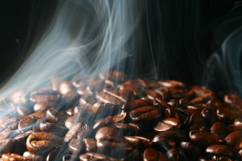 Coffee beans wallpaper, food and drink, roasted, close-up, roasted coffee bean
