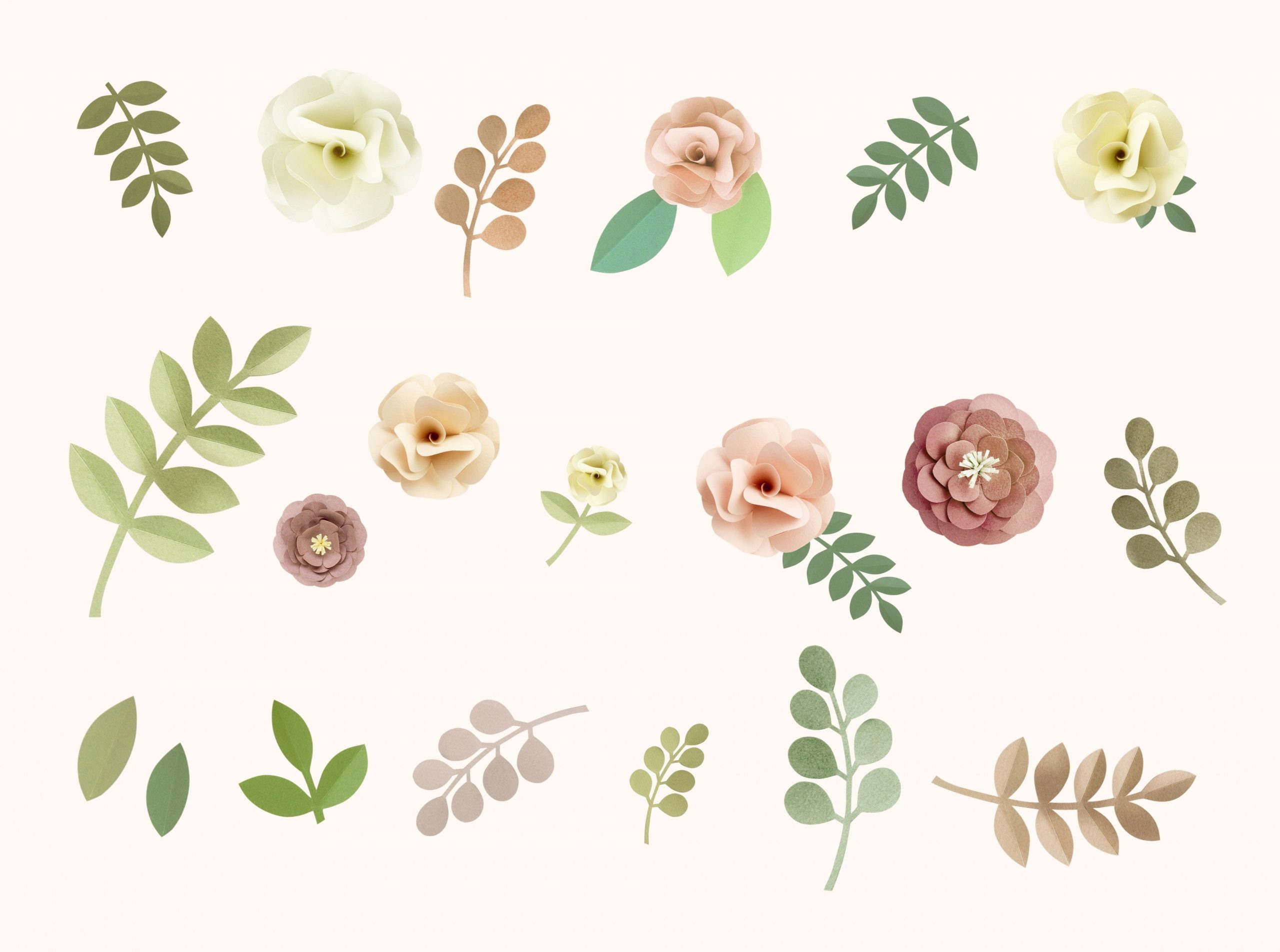 Pastel Floral wallpaper, Vintage, Abstract, Flowers, Rose, Design