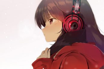 Anime Girls wallpaper, Headphones, Original Characters, Profile