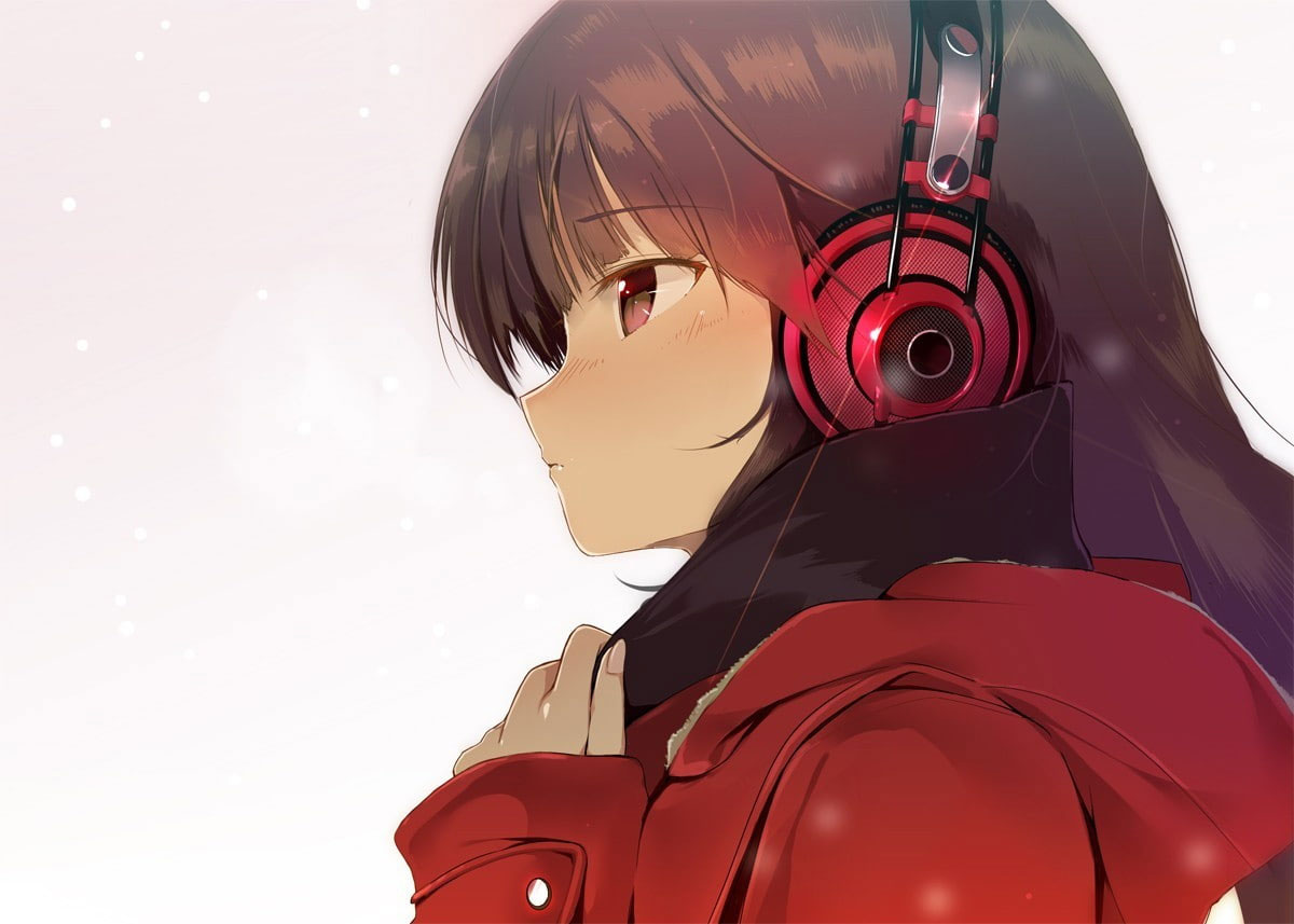 Anime Girls wallpaper, Headphones, Original Characters, Profile