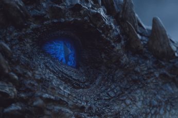 Blue animal eye wallpaper, Game of Thrones, Ice Dragon, A Song of Ice and Fire