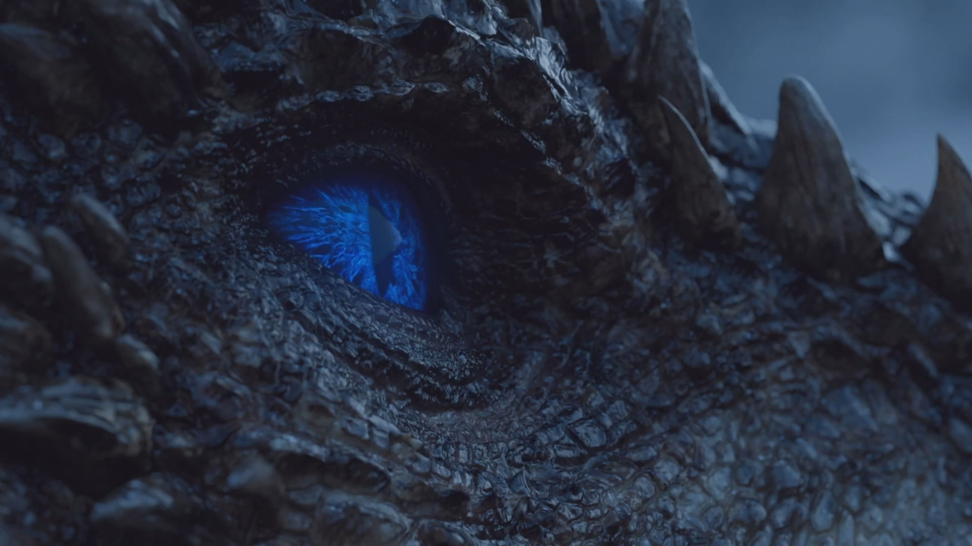 Blue animal eye wallpaper, Game of Thrones, Ice Dragon, A Song of Ice and Fire