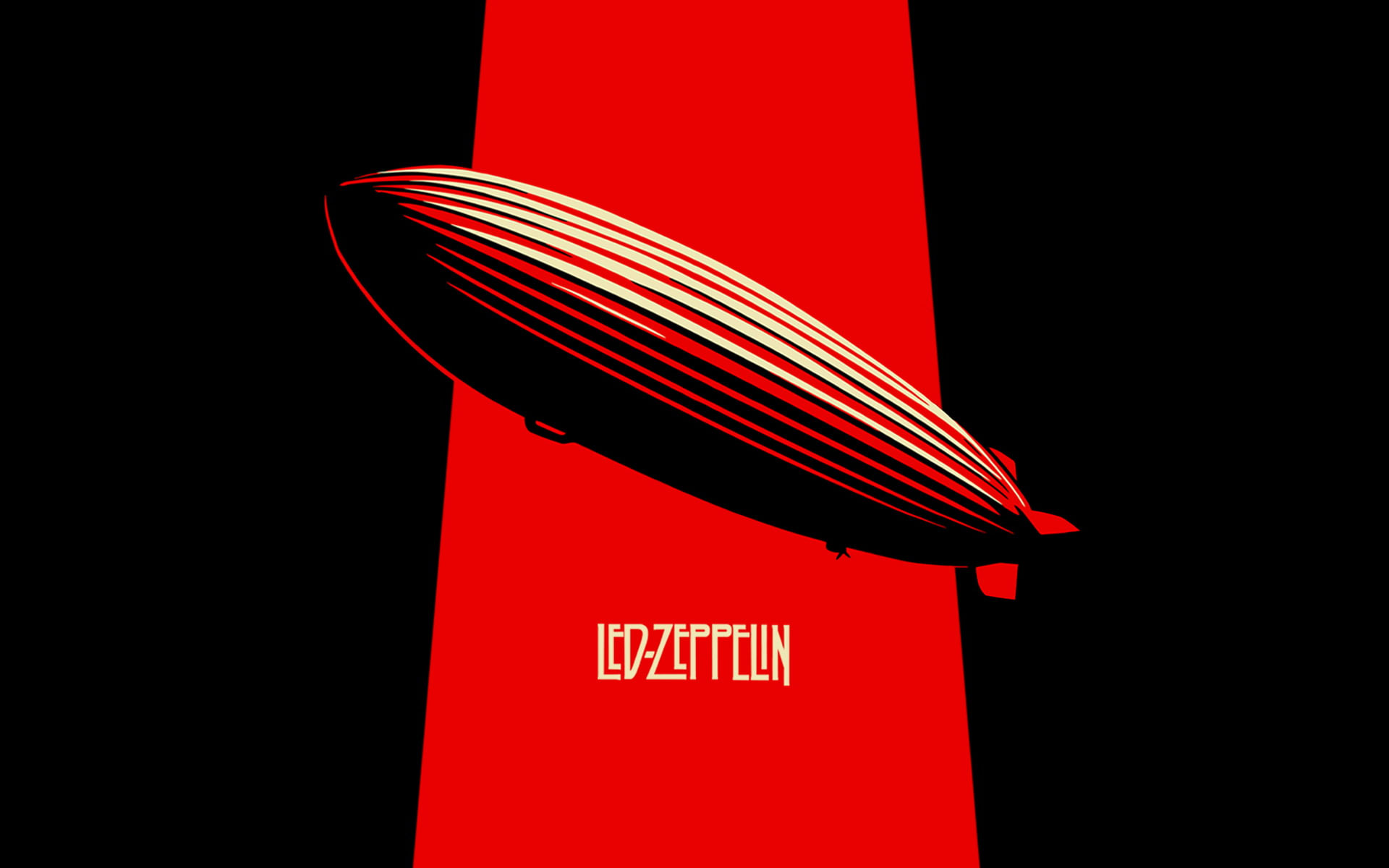 Led Zeppelin wallpaper, music, minimalism