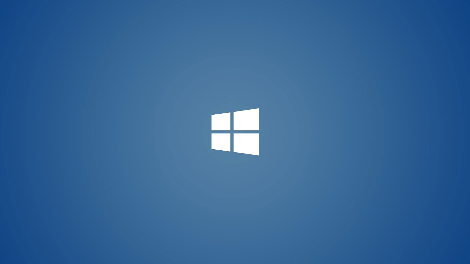 Minimalism Wallpaper, Technology, Blue, Logo, Windows 10 - Wallpaperforu