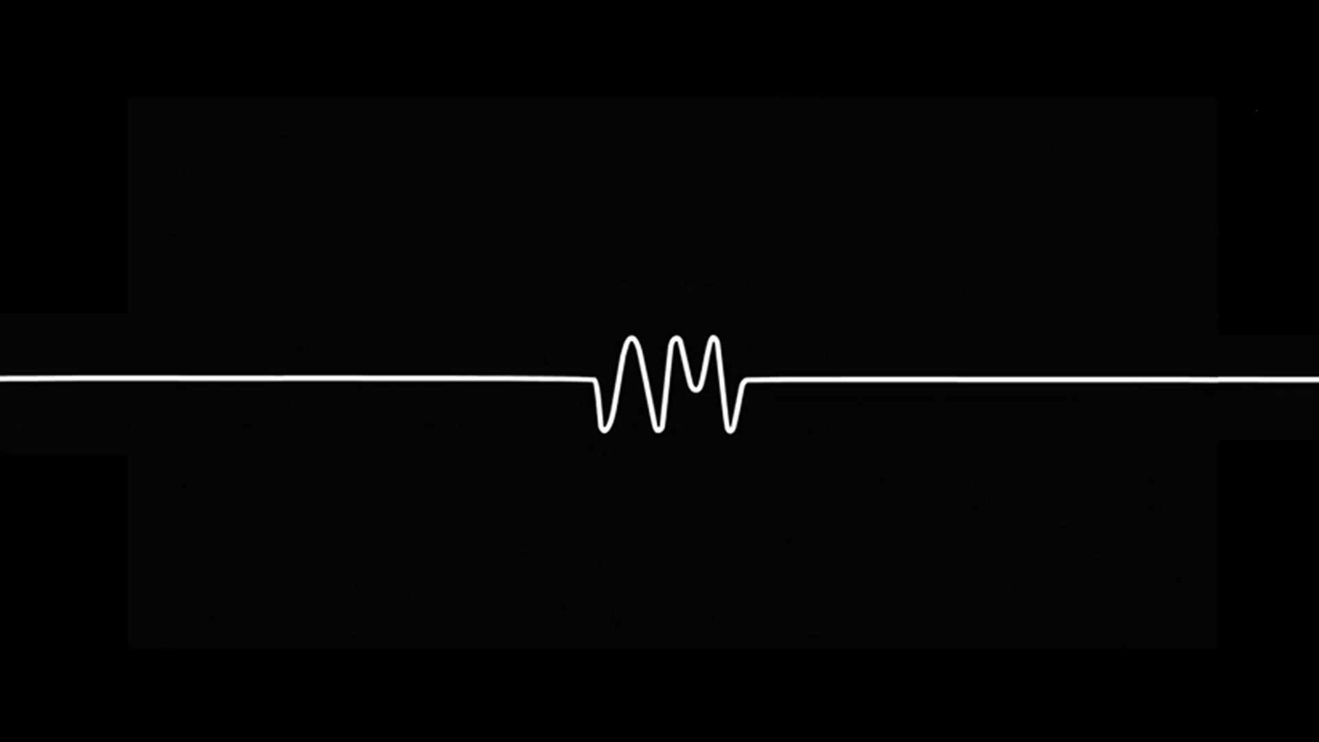 Seismograph line wallpaper, Arctic Monkeys, minimalism