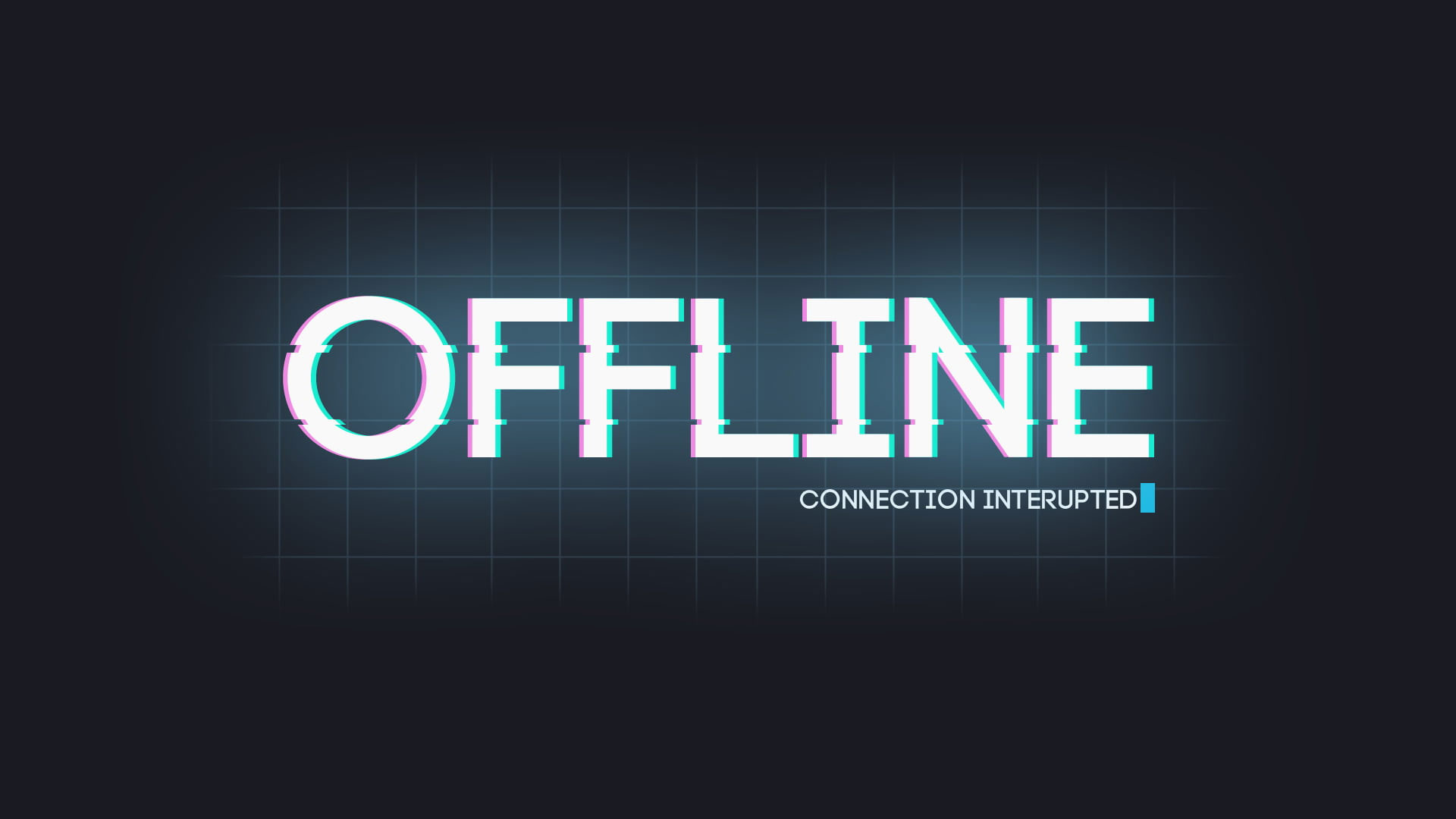 Offline Connection Interupted wallpaper