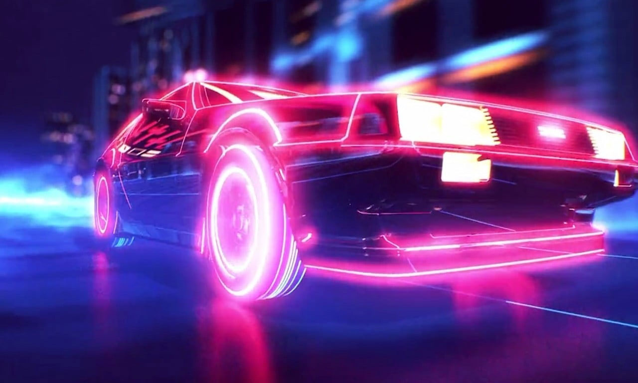New Retro Wave wallpaper, synthwave, neon