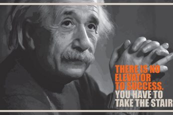 Albert Einstein wallpaper, fake quote, brain
