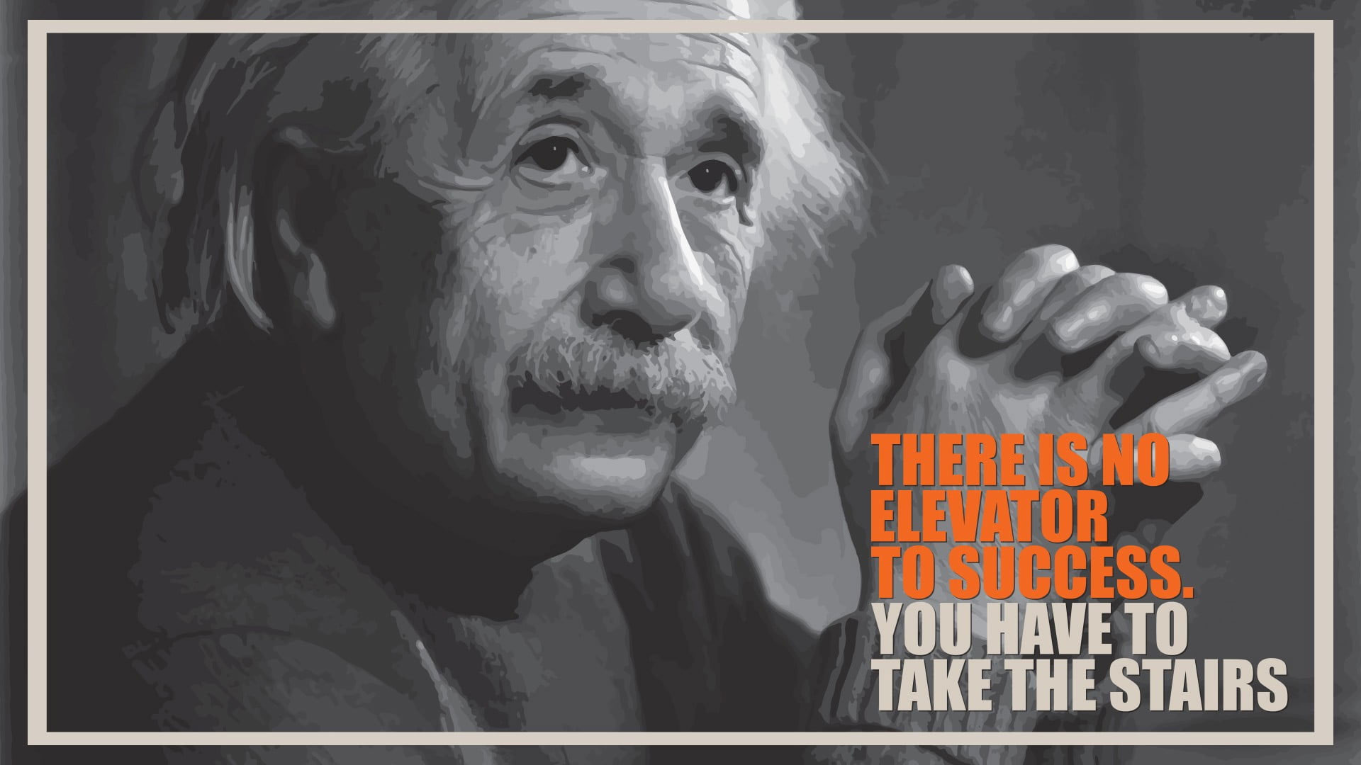 Albert Einstein wallpaper, fake quote, brain