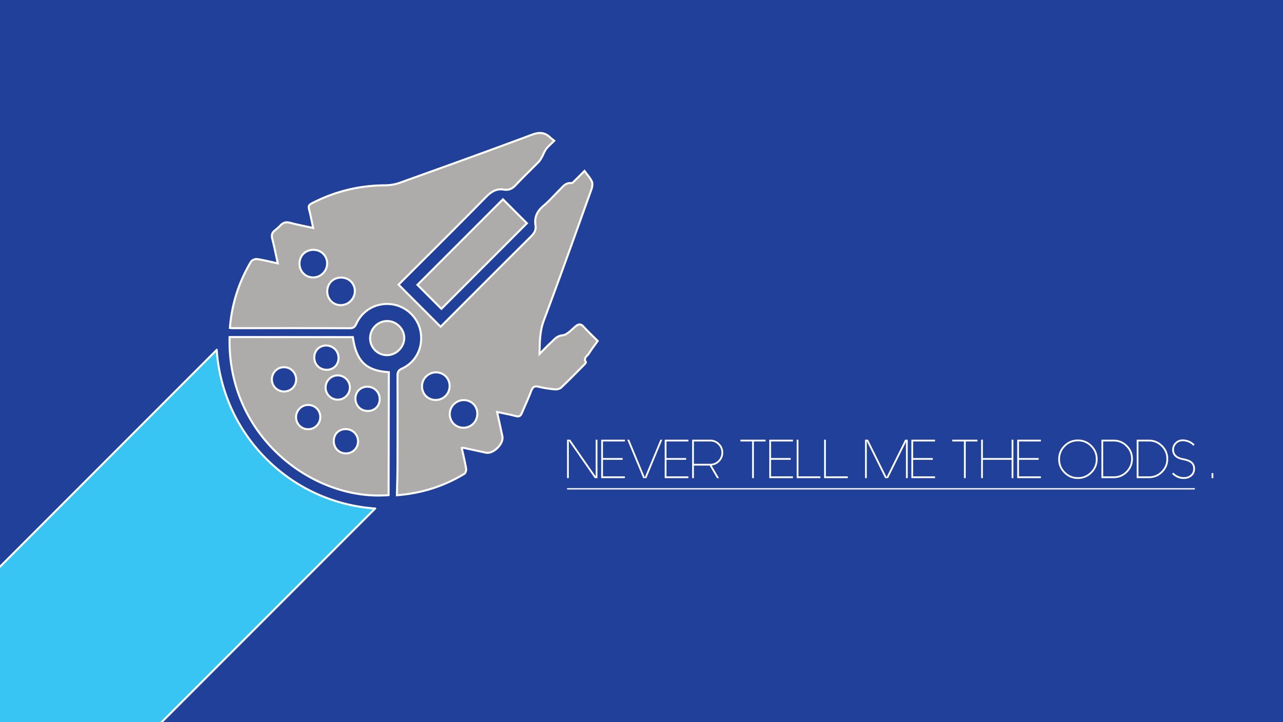 Never tell me the odds wallpaper, Star Wars, Millennium Falcon