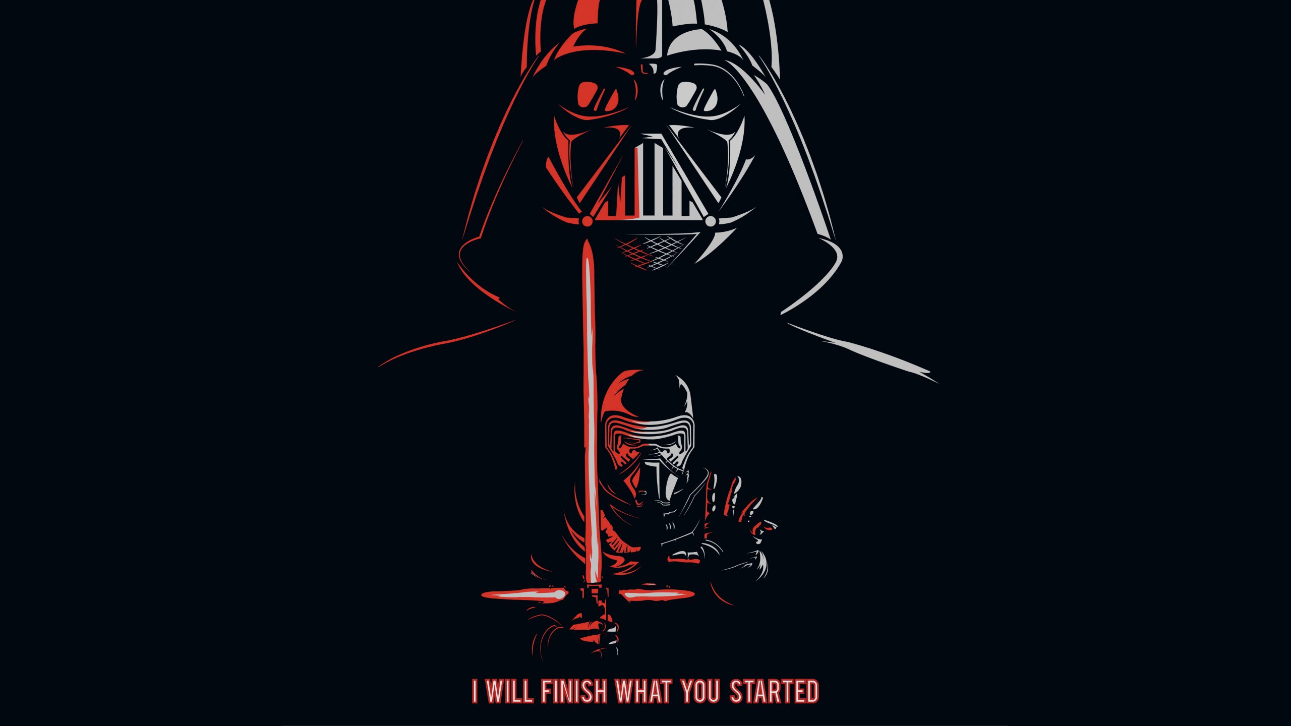 Darth Vader Kylo Ren Quotes 5K wallpaper