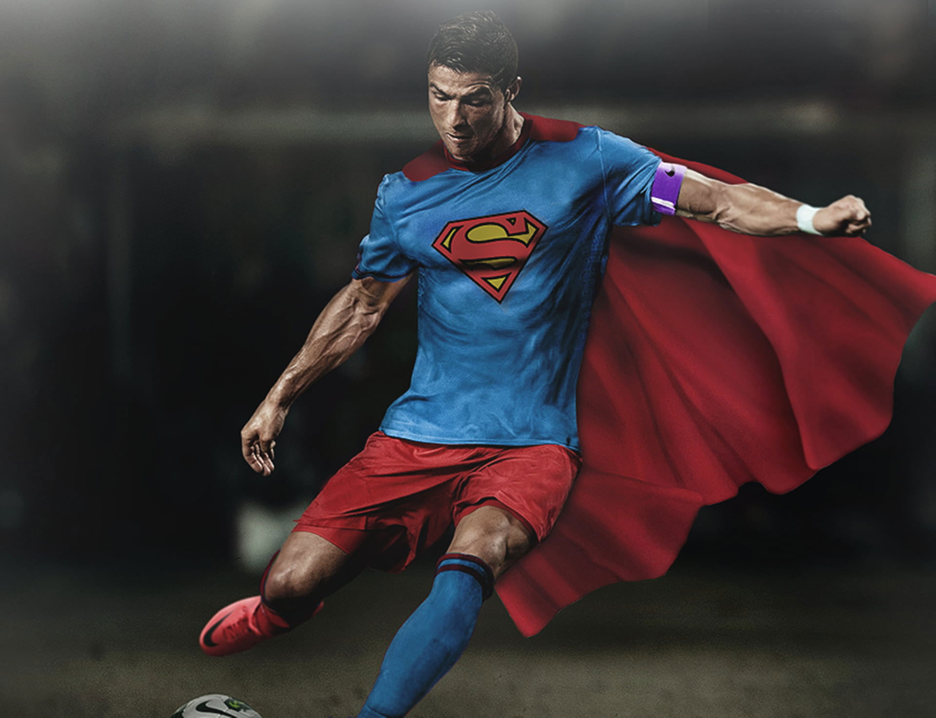 Wallpaper: Cristiano Ronaldo, Superman