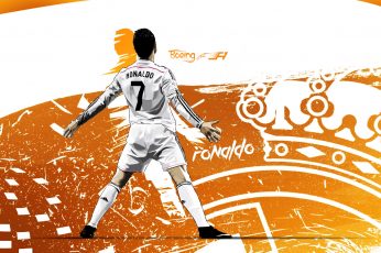 Cristiano Ronaldo wallpaper, vector, full length