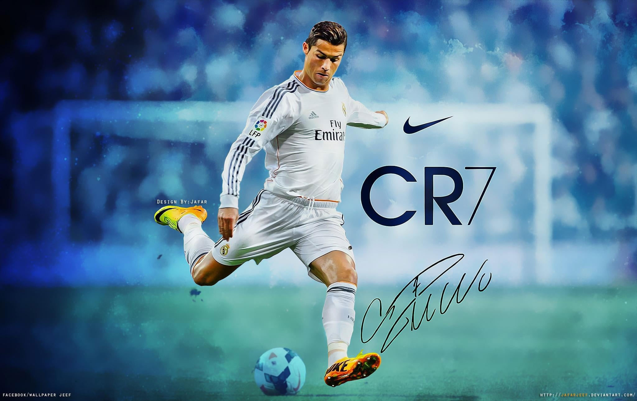 Cristiano Ronaldo wallpaper, Nike, sport