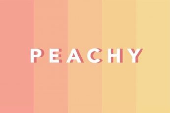 Peachy color Aesthetic Wallpaper