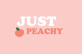 Just Peachy Wallpaper