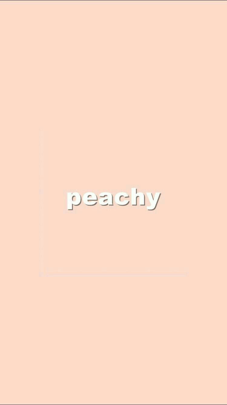 Peachy wallpaper