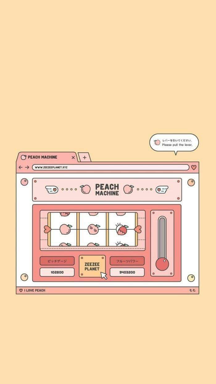 Peach aesthetic wallpaper laptop