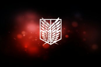 Wallpaper Attack On Titan Logo, Anime, Emblem