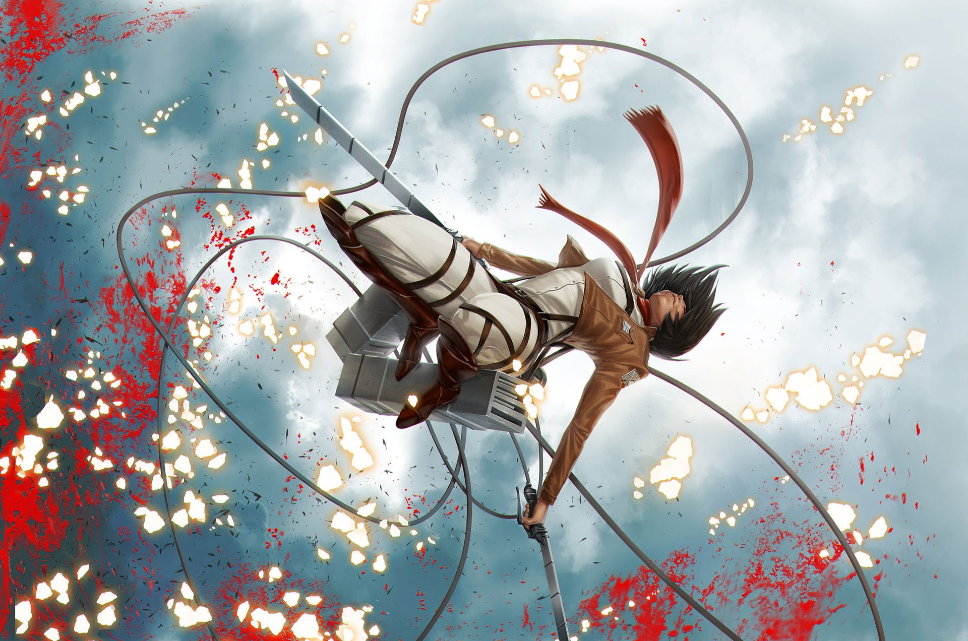 Wallpaper : Mikasa Ackerman, Attack on Titan Game, short hair, lying down,  black hair, blush, shiny 1080x2340 - 爷们要踏踏开 - 2234422 - HD Wallpapers -  WallHere