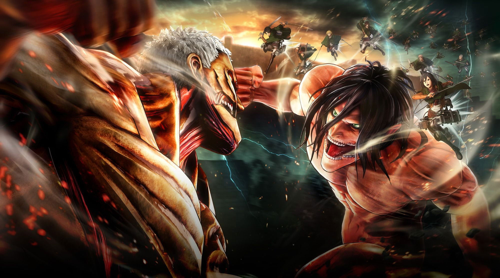 Wallpaper Attack On Titans, Shingeki No Kyojin, Mikasa