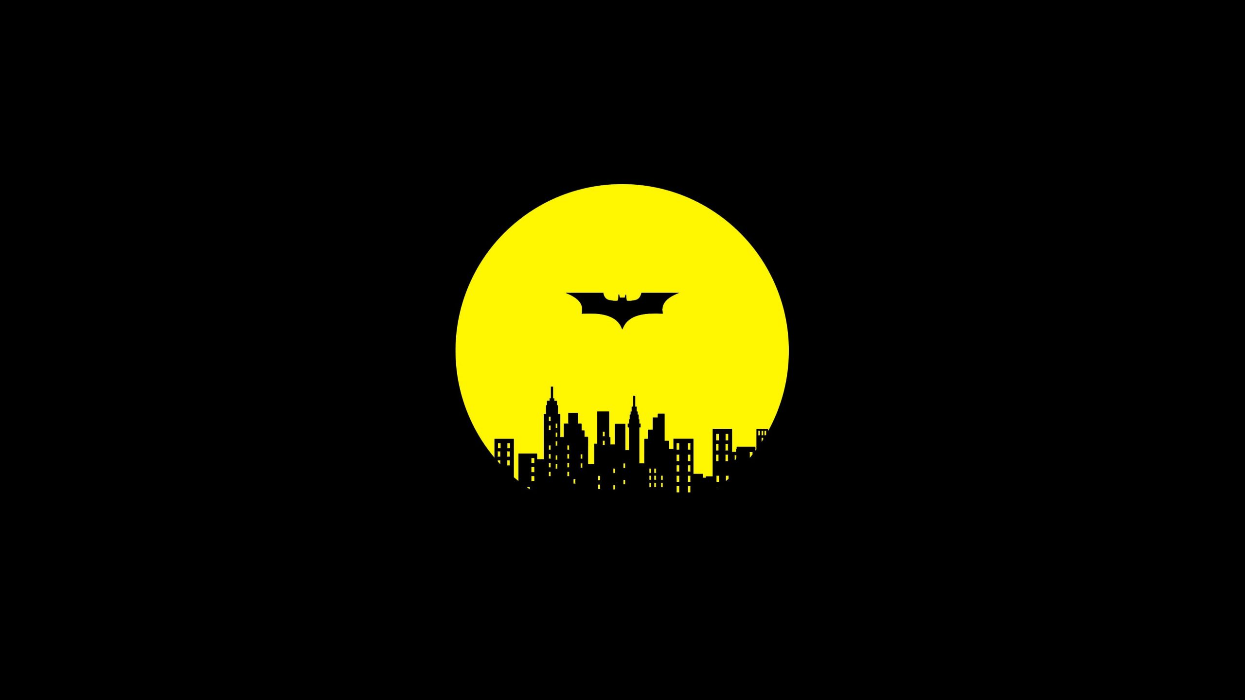 Wallpaper Batman Logo, Gotham City