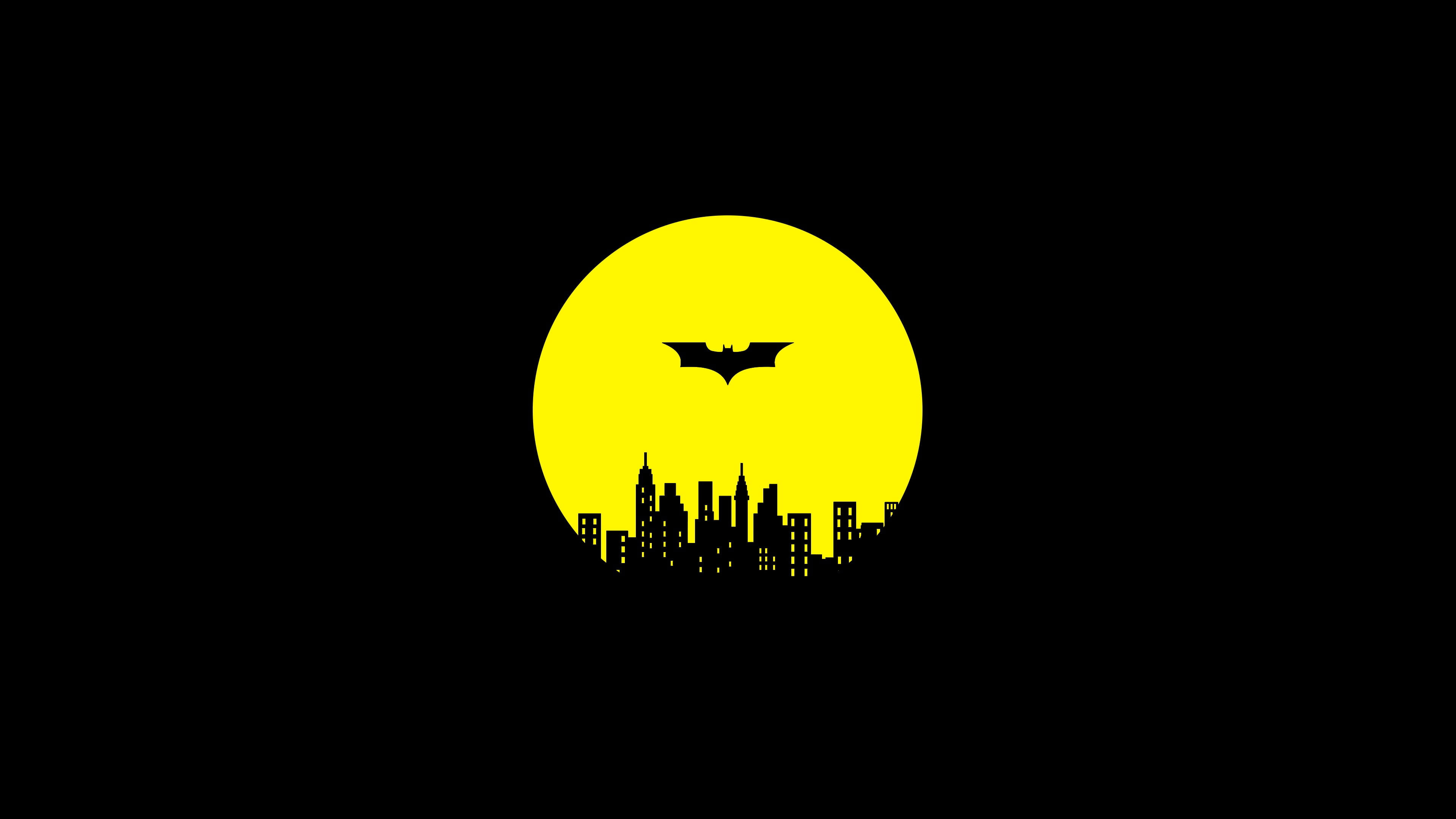 Wallpaper Batman Logo, Gotham City, Night, Guardian, Dark - Wallpaperforu