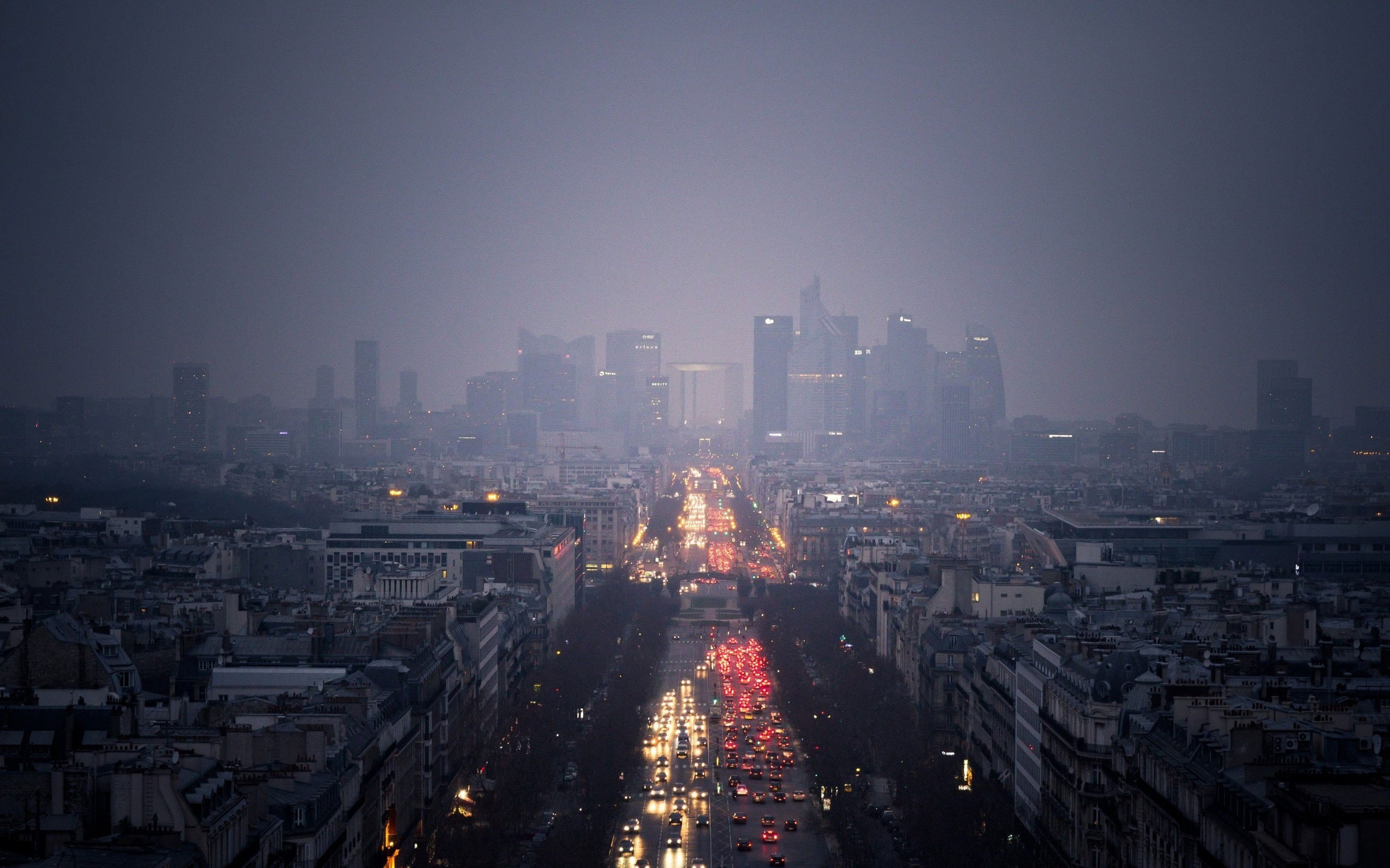 Wallpaper City, Traffic, Paris, Grande Arche