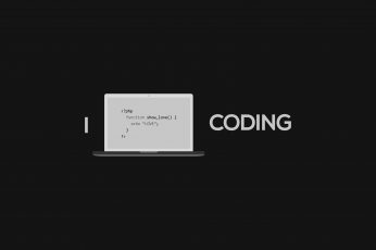 Wallpaper Coding Text, Black Background With Coding Text
