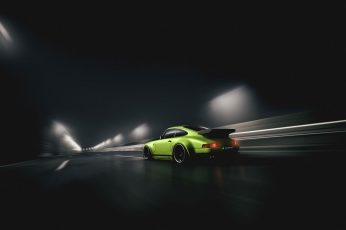 Wallpaper Dark, Car, Porsche, Vehicle, Rwb Porsche 930