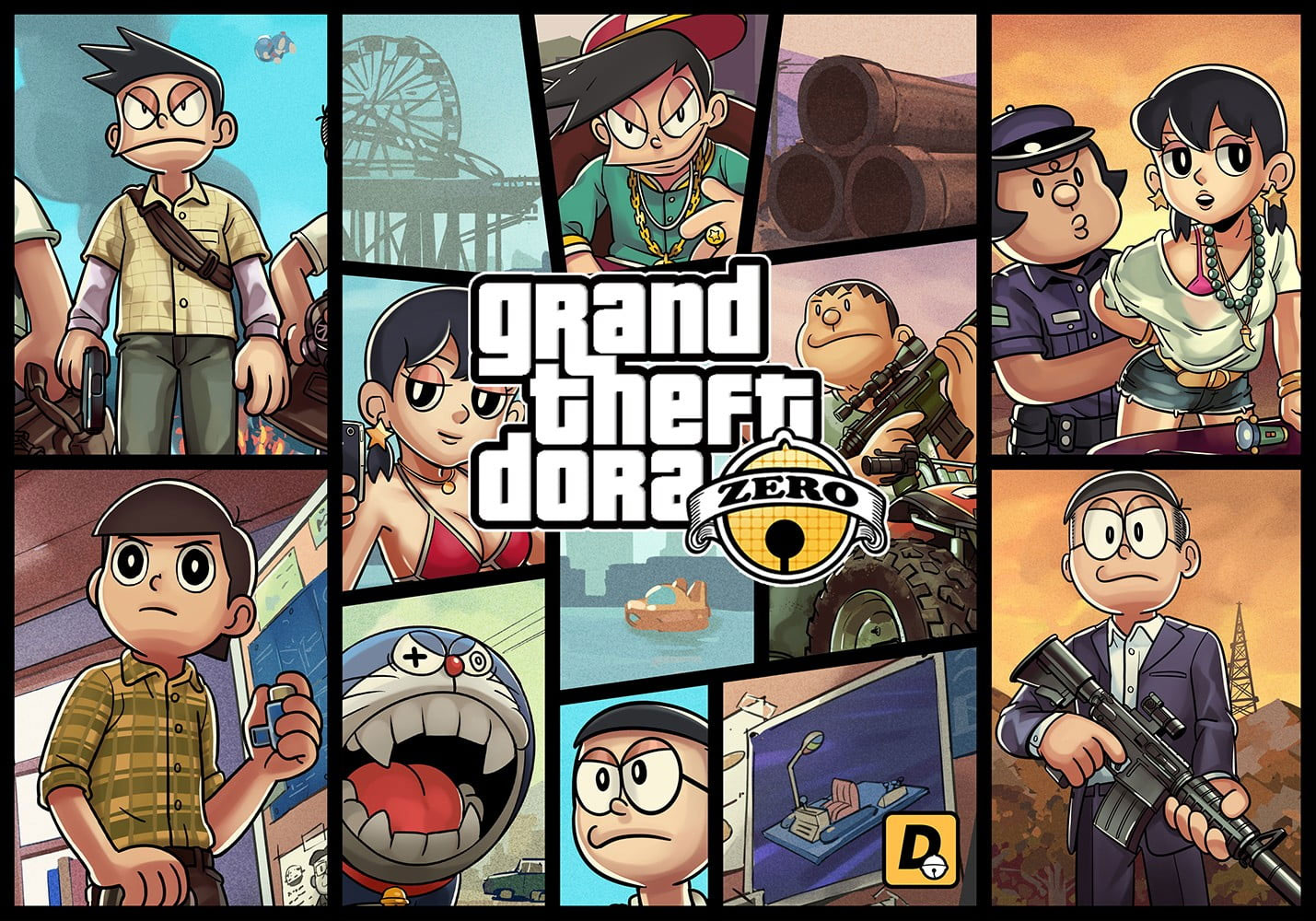 Wallpaper Grand Theft Dora Zero Wallpaper, Grand Theft Auto