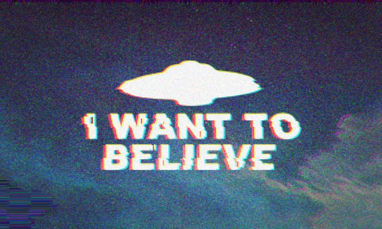 Wallpaper I Want To Believe Poster, The X Files, Aliens