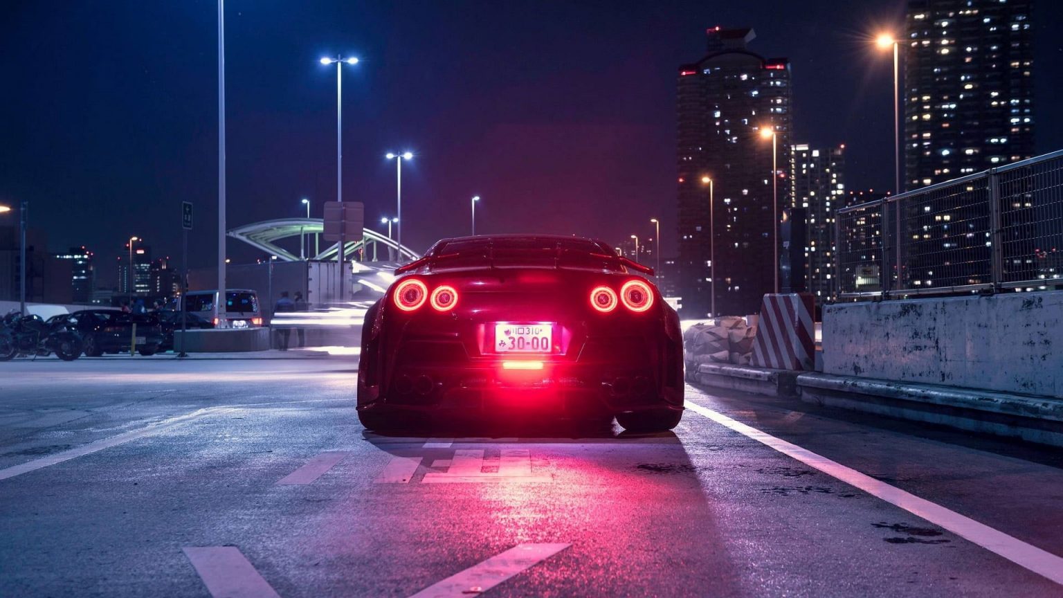 Wallpaper Nissan Gt R, Japanese Cars, Jdm, Night, City • Wallpaper For You