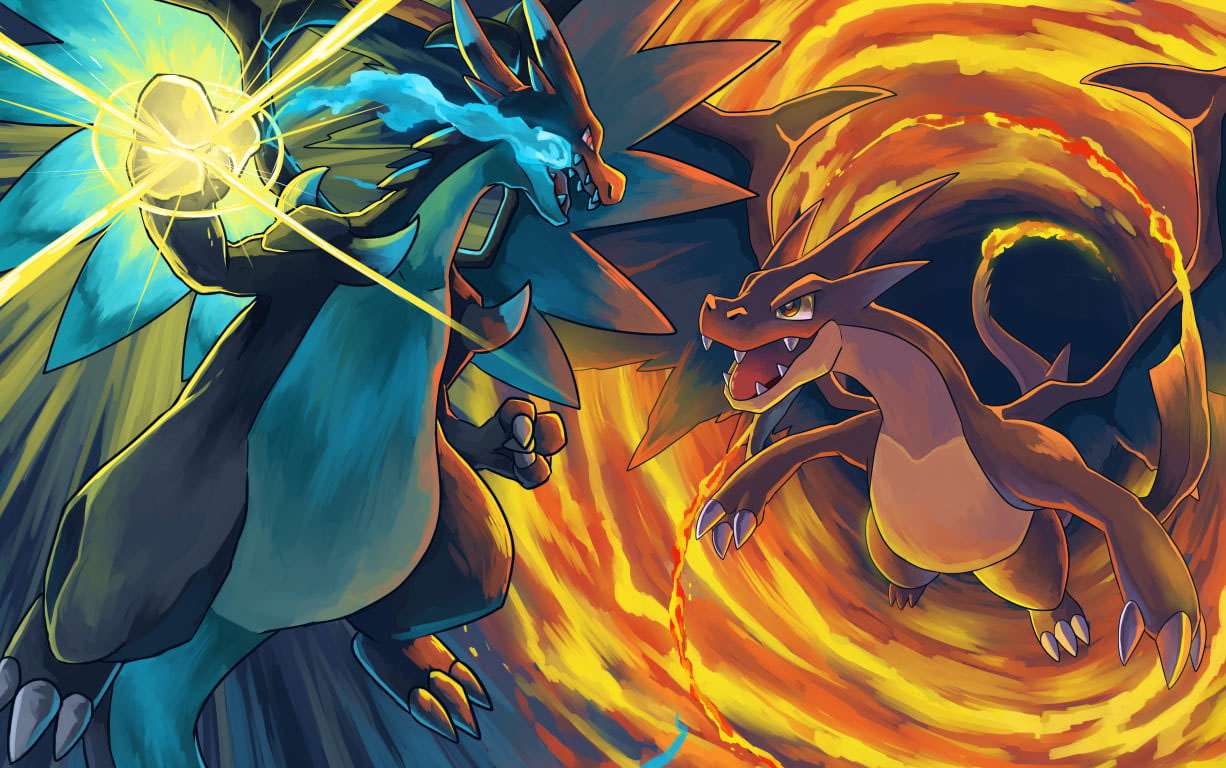 Wallpaper Pokemon Illustration, Pokémon, Charizard, Anime