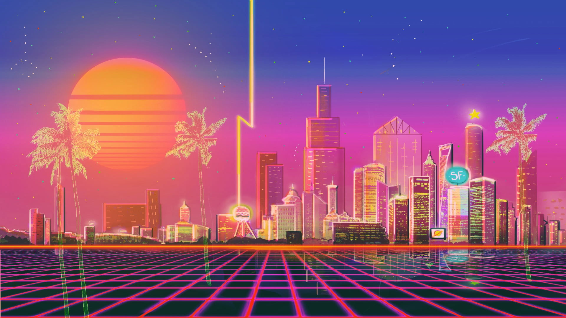 Wallpaper The Sun, Music, The City, Style, Background