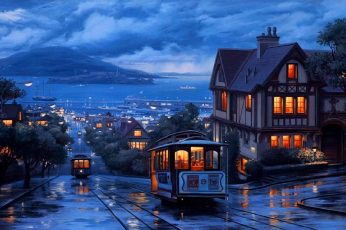 Wallpaper Transport, Rails, San Francisco, Tram, Tramcar