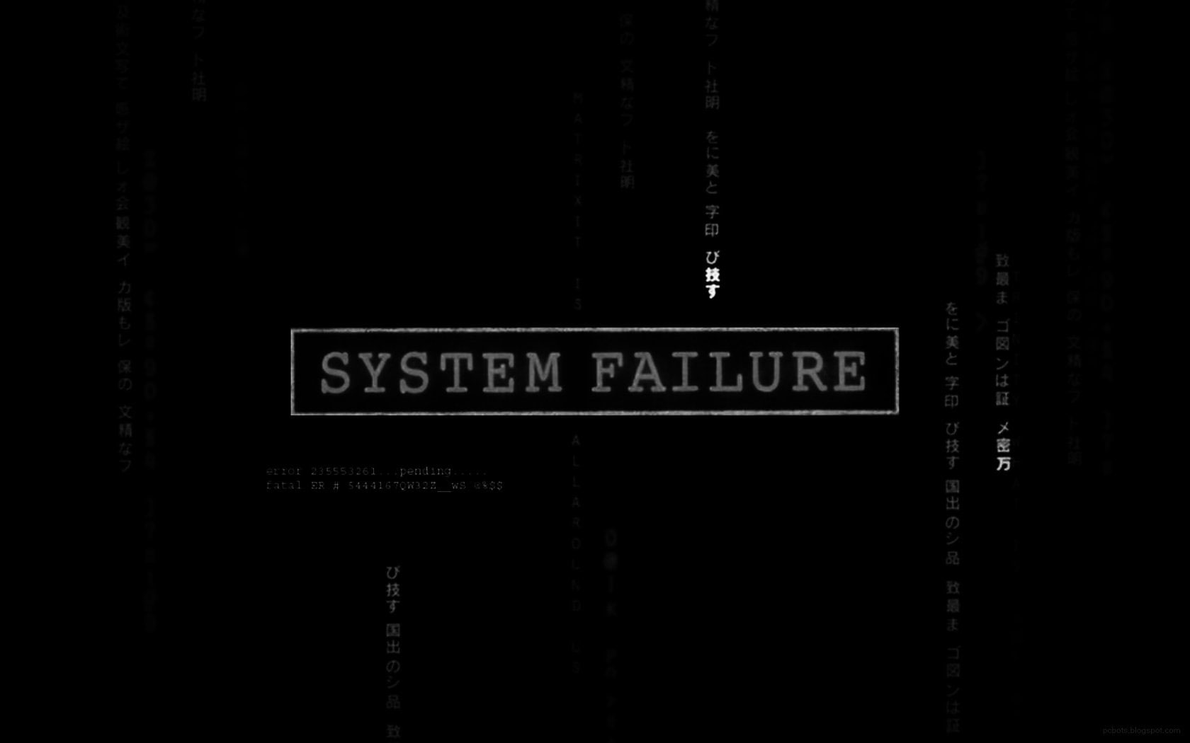 Wallpaper System Failure, Adventure, Binary, Code, Computer, Cyber
