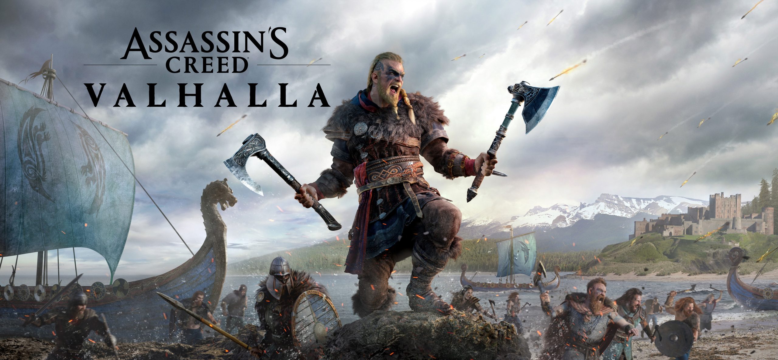 Wallpaper Assassin's Creed Valhalla, Viking, Video Games