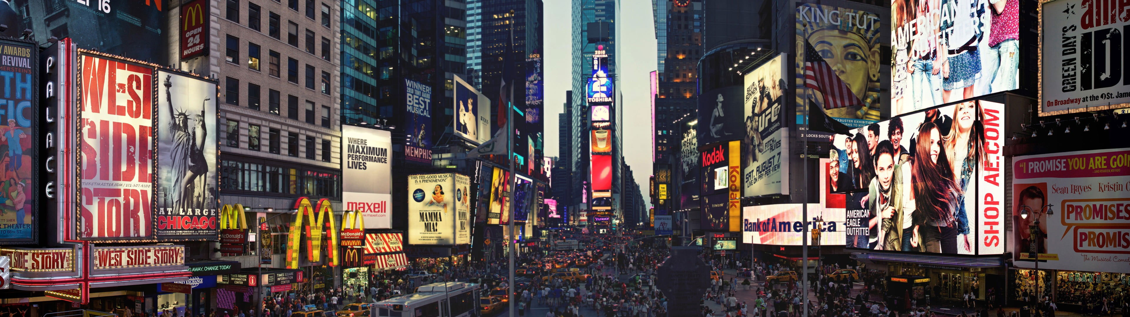 Wallpaper City Landscape, New York Times Square, Cityscape, City, City