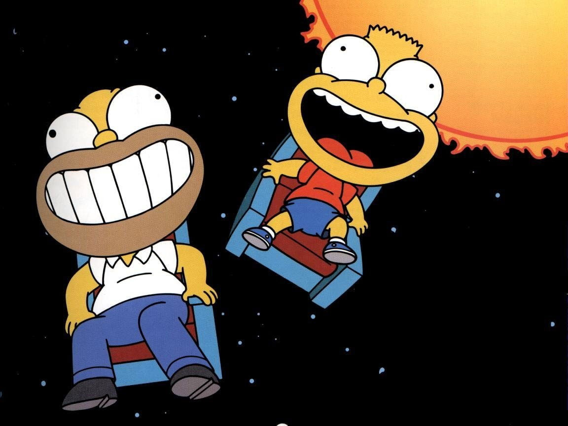 Wallpaper Homer And Bart Simpson Wallpaper, The Simpsons
