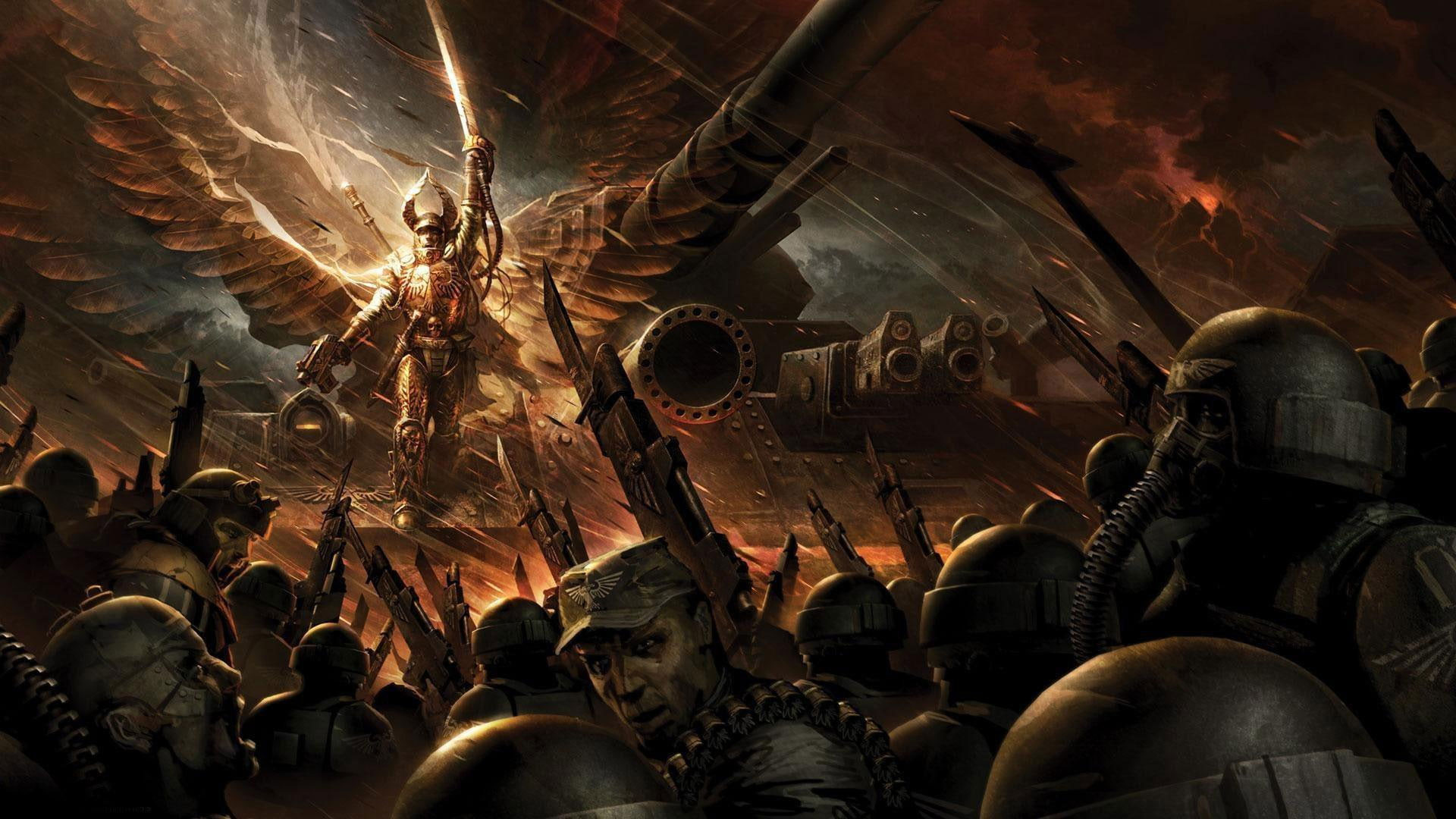 Wallpaper Imperial Guard Warhammer 40,000, Warhammer