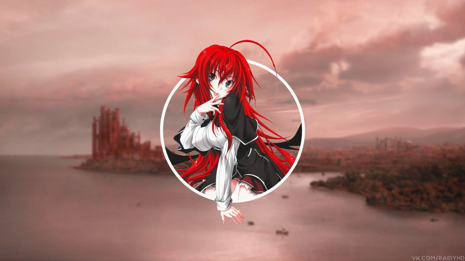 Wallpaper Lofi Picture In Picture, Anime Girls, High School Dxd