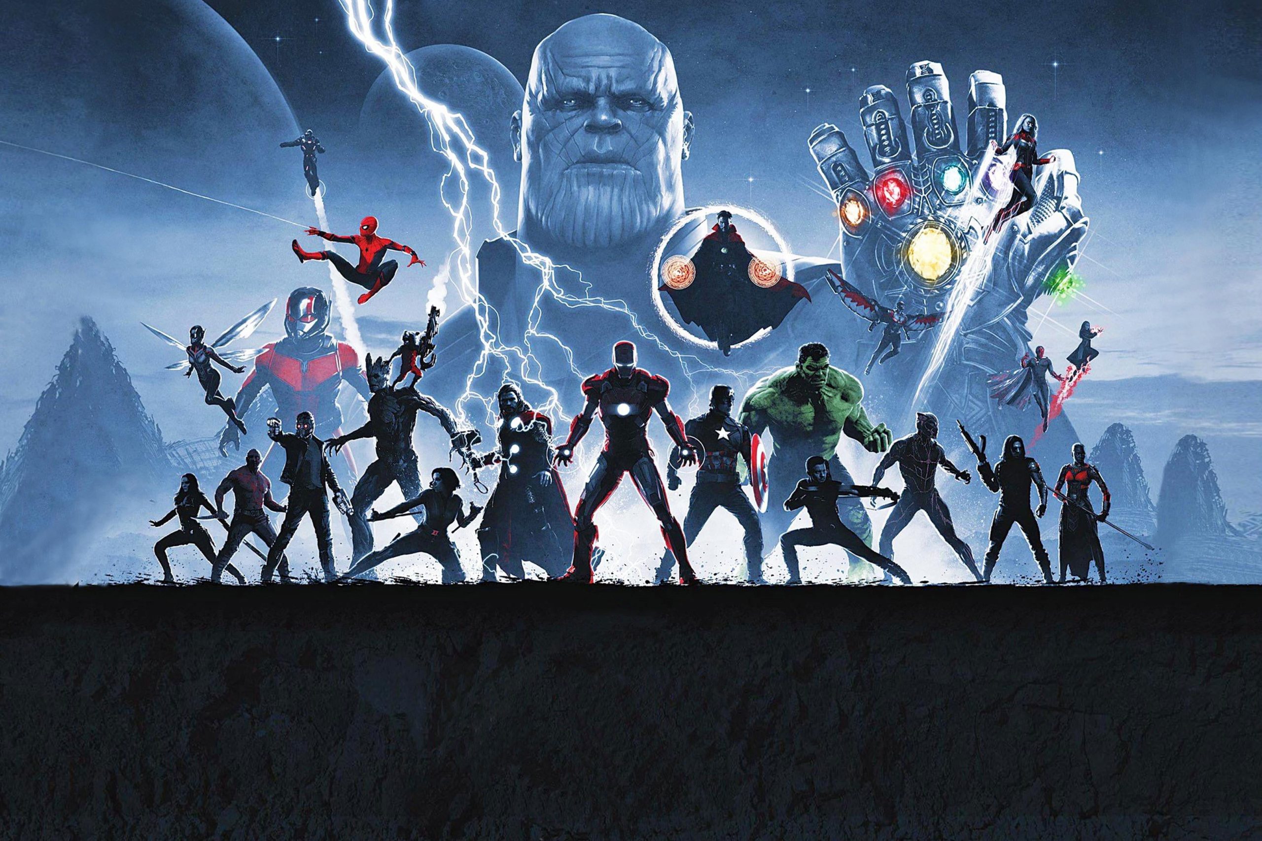 Wallpaper Marvel Cinematic Universe, Avengers Endgame