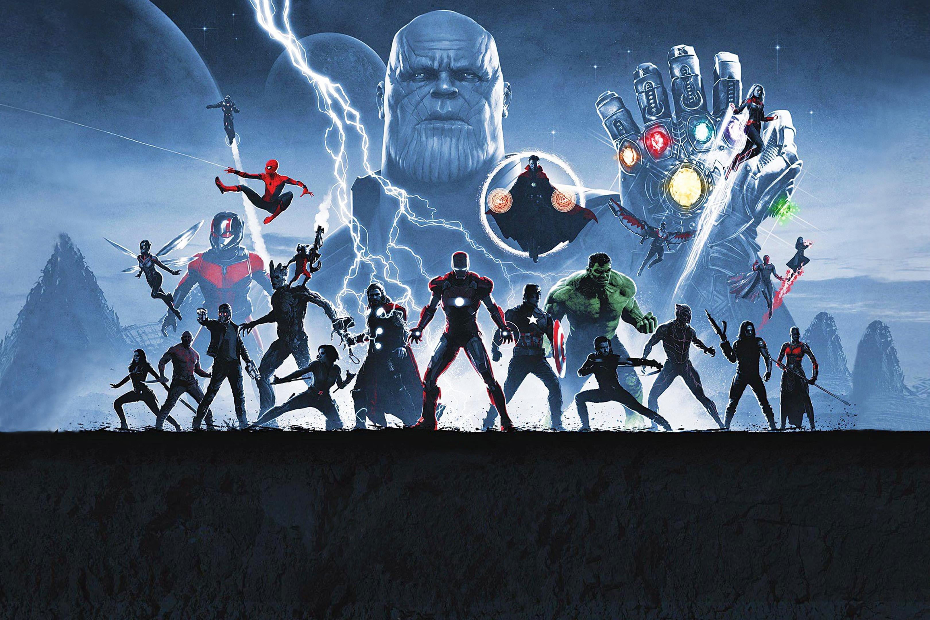 Wallpaper Marvel Cinematic Universe, Avengers Endgame, Avengers Endgame, Movies