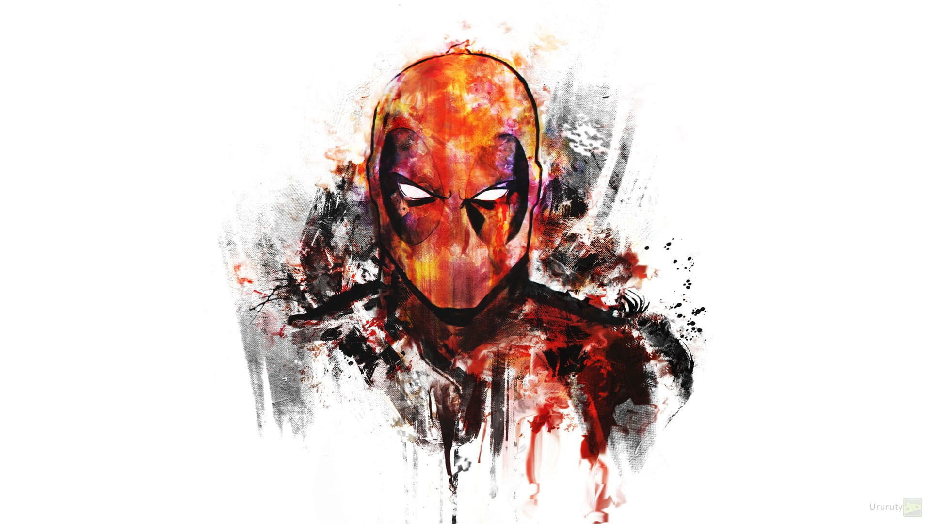 Wallpaper Marvel Deadpool Illustration, Digital Art