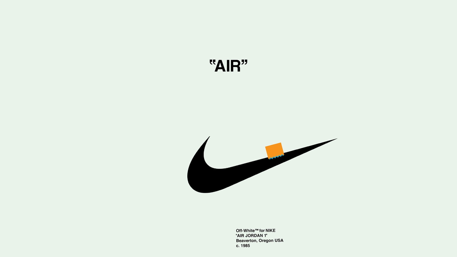 Wallpaper Nike Logo With Text Overlay, Fashion, Off White,